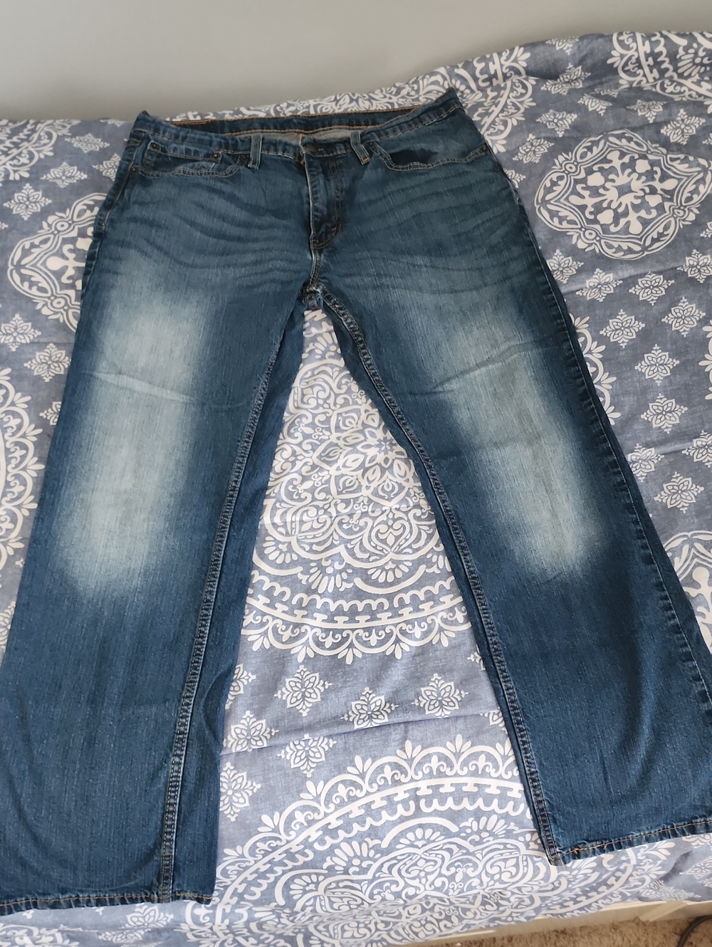 Levi's 559 Men's Faded Blue Relaxed Straight Jeans 33x30